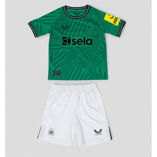 Maillot de foot Newcastle United Extérieur enfant 2023-24 Manches Courte (+ pantalon court)